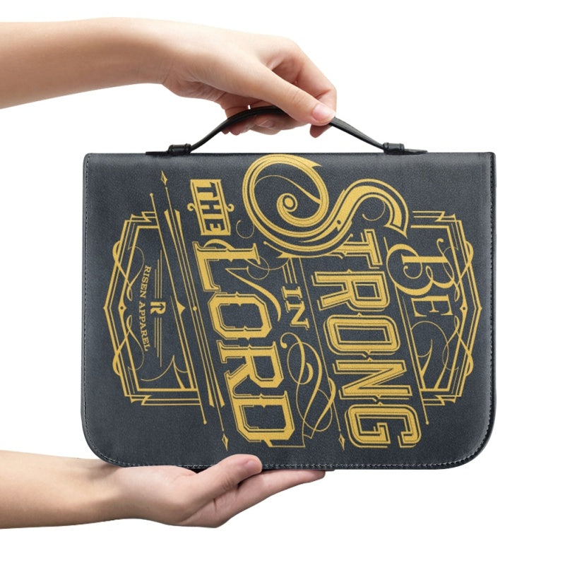 Be Strong In The Lord Personalized Bible Cover