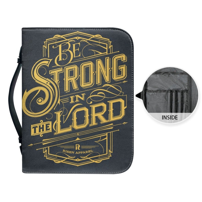 Be Strong In The Lord Personalized Bible Cover
