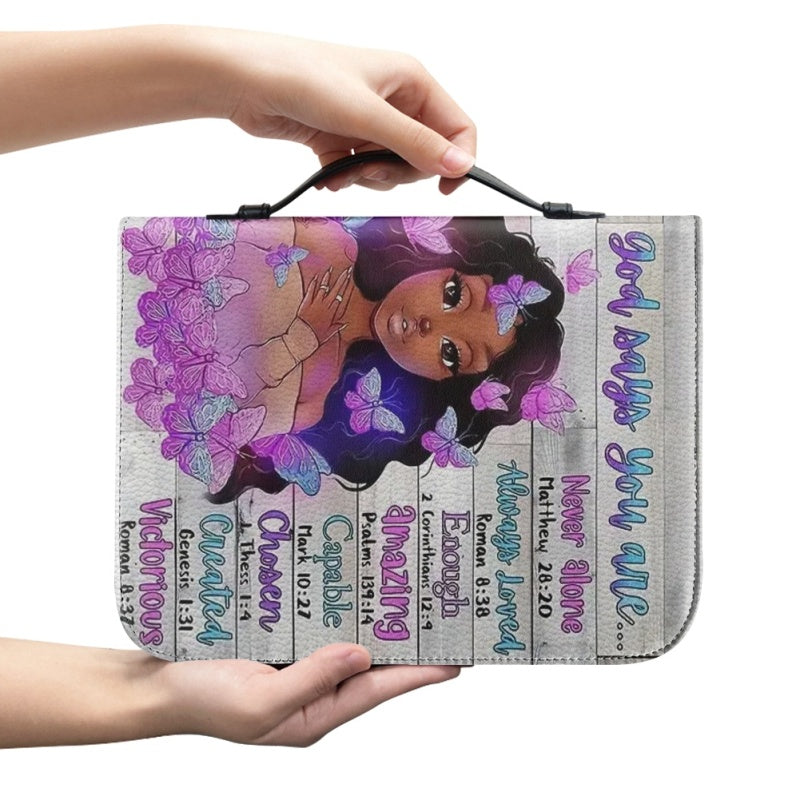 God Says You Are Personalized Bible Cover