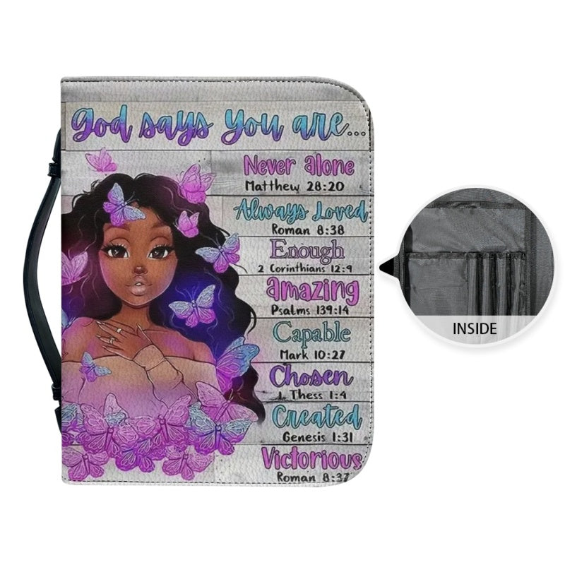 God Says You Are Personalized Bible Cover