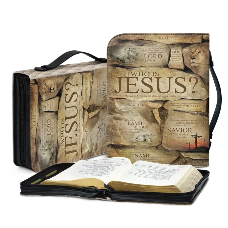 Personalized Lion Cross Bible Cover