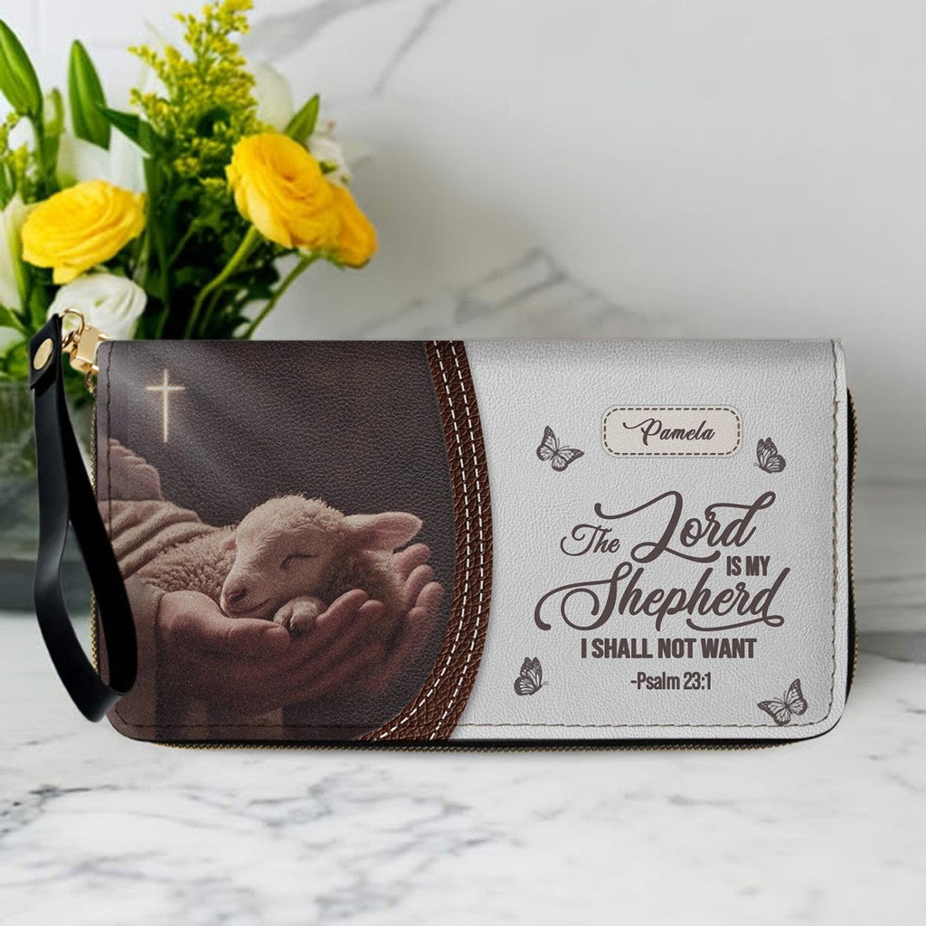 Personalized Christian Leather Handbag