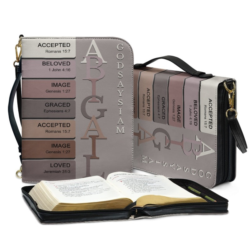 Personalized Name Meaning Bible Cover