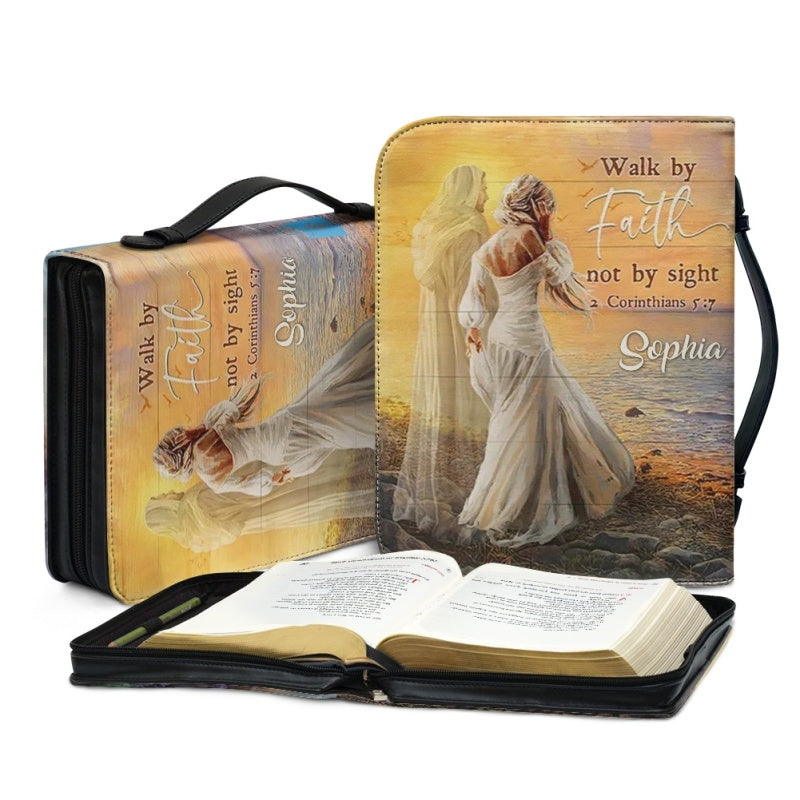 Walk By Faith Personalized Bible Cover