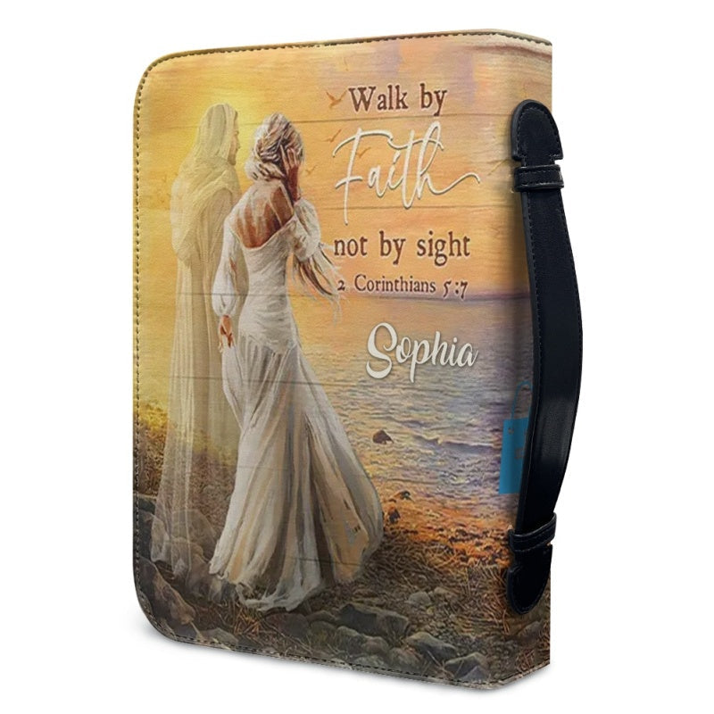 Walk By Faith Personalized Bible Cover