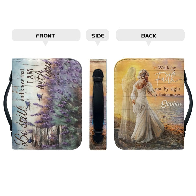 Walk By Faith Personalized Bible Cover
