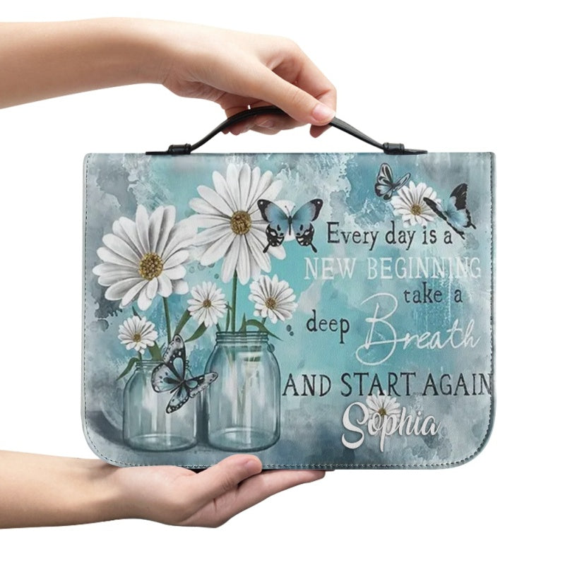 Personalized He Will Cover You Bible Cover