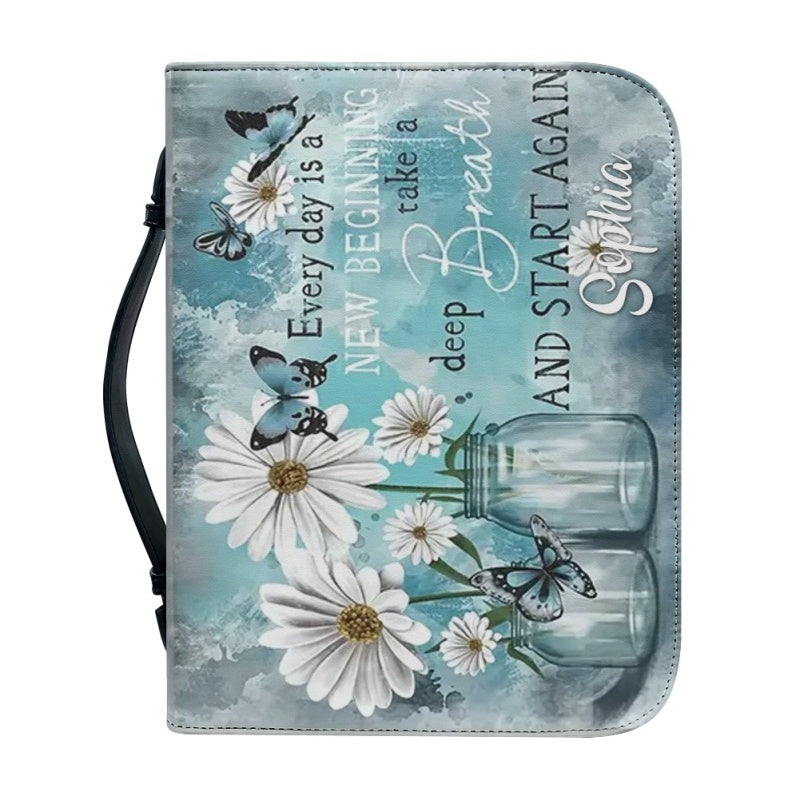 Personalized He Will Cover You Bible Cover