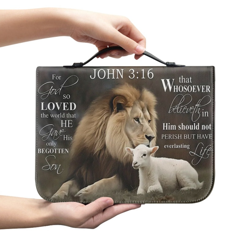 Personalized For God So Loved Bible Cover