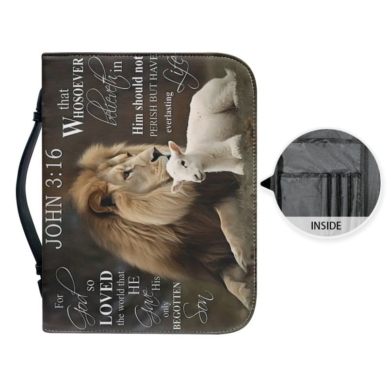 Personalized For God So Loved Bible Cover