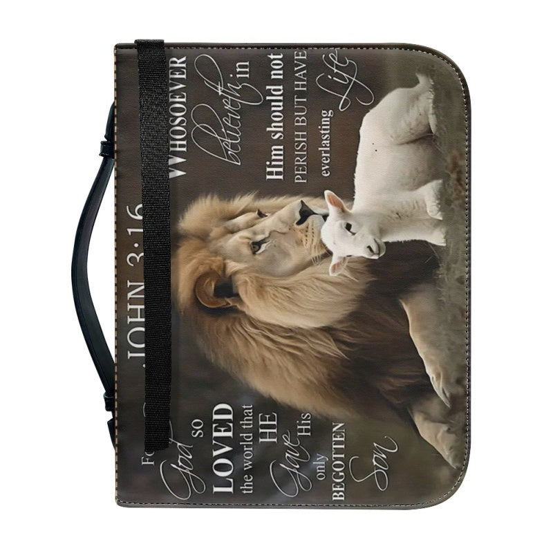 Personalized For God So Loved Bible Cover