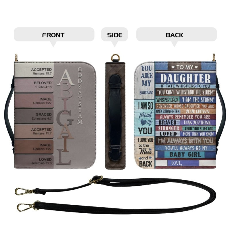 Personalized Acrostic Name Verse Bible Cover