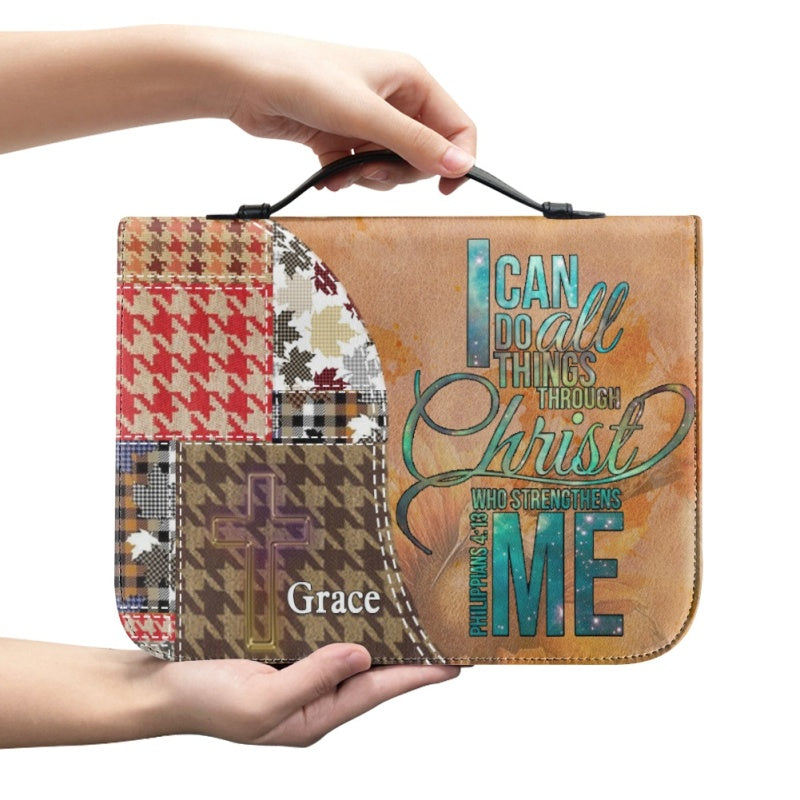 Personalized Philippians 4:13 Bible Cover
