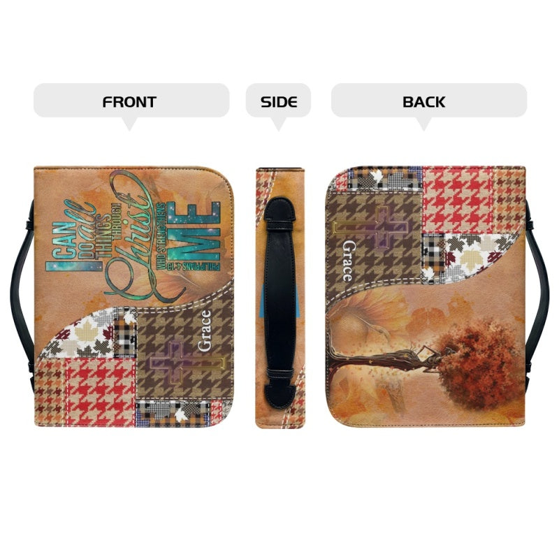 Personalized Philippians 4:13 Bible Cover
