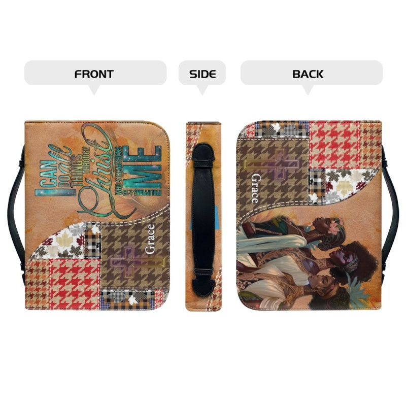 Personalized Philippians 4:13 Bible Cover