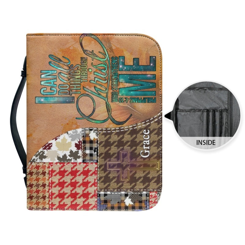 Personalized Philippians 4:13 Bible Cover