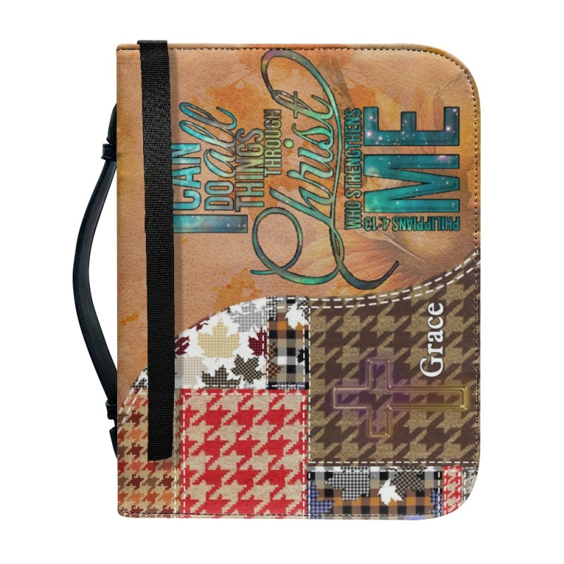 Personalized Philippians 4:13 Bible Cover