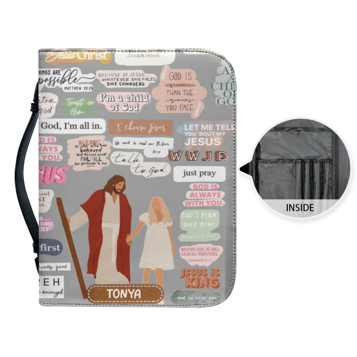 Personalized Spiritual Tapestry Bible Cover
