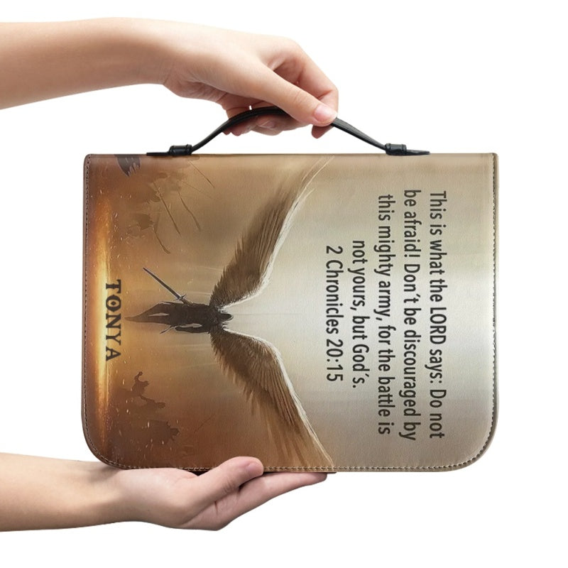 Personalized 2 Chronicles 20:15 Bible Cover
