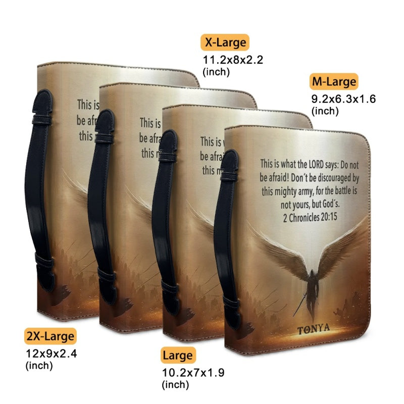 Personalized 2 Chronicles 20:15 Bible Cover