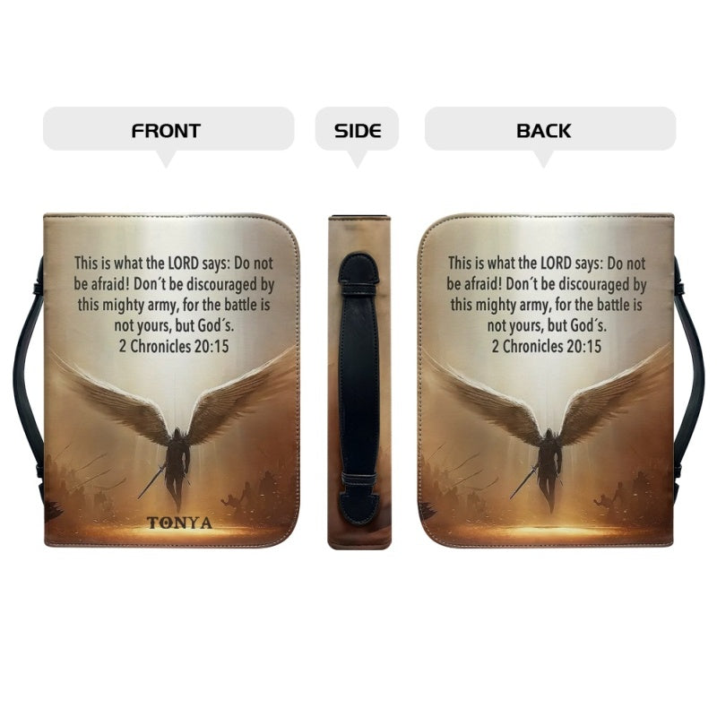 Personalized 2 Chronicles 20:15 Bible Cover