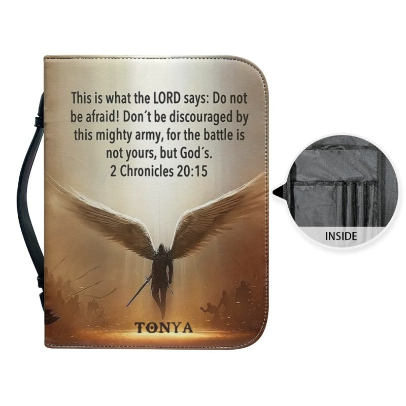 Personalized 2 Chronicles 20:15 Bible Cover