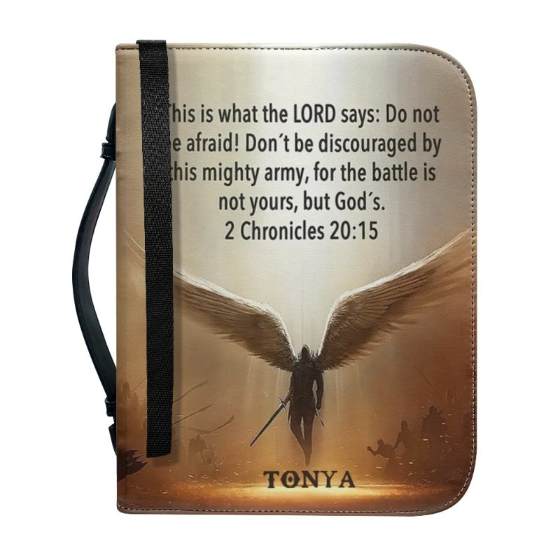 Personalized 2 Chronicles 20:15 Bible Cover