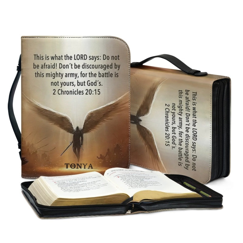 Personalized 2 Chronicles 20:15 Bible Cover