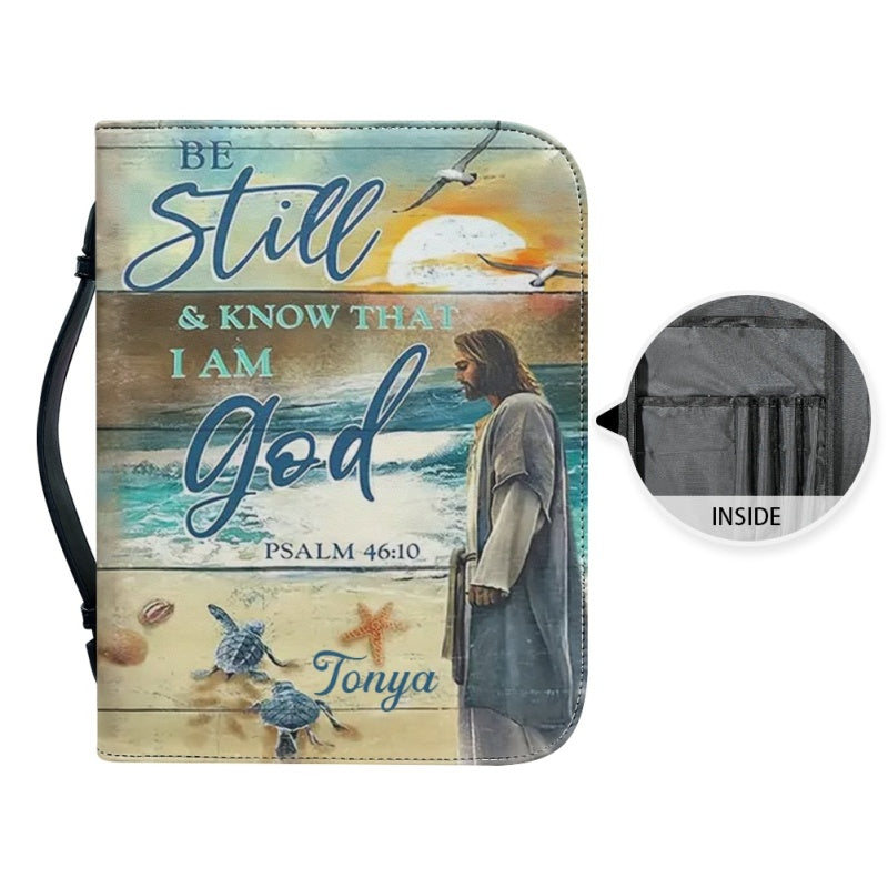 Be Still Psalm 46:10 Personalized Bible Cover