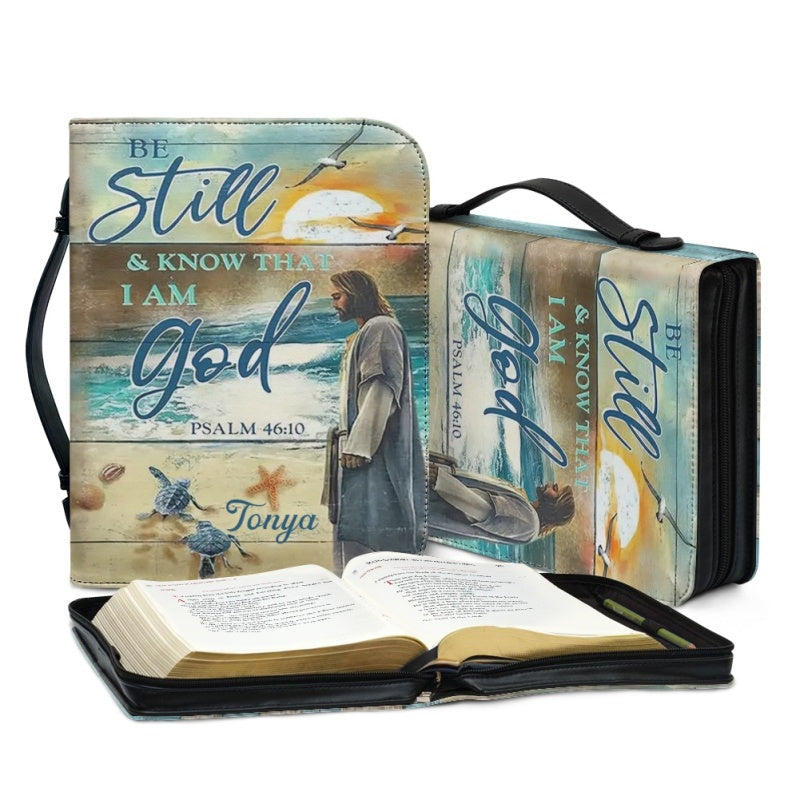 Be Still Psalm 46:10 Personalized Bible Cover
