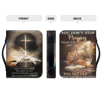 Follow The Path God Personalized Bible Cover