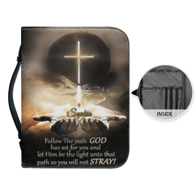 Follow The Path God Personalized Bible Cover