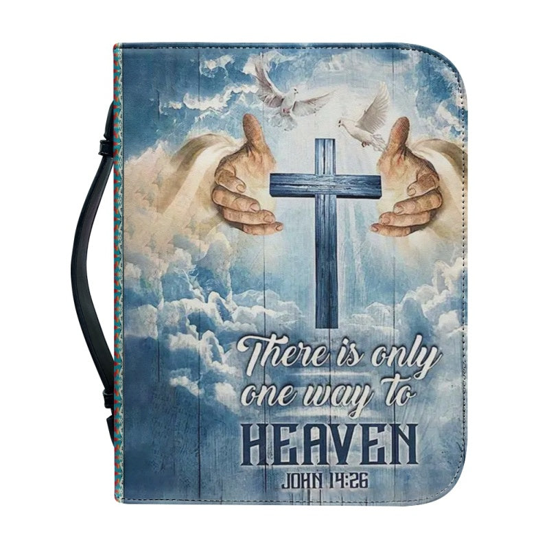 Personalized John 14:26 Purple Bible Cover