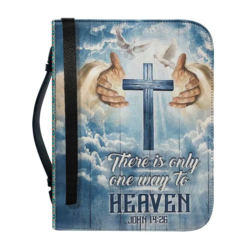 Personalized John 14:26 Purple Bible Cover