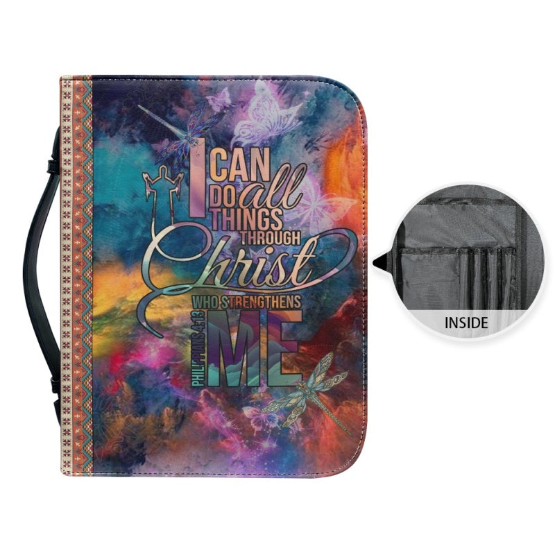Personalized I Can Do All Things Bible Cover