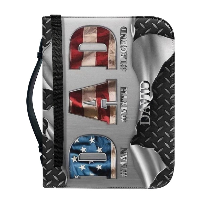 Personalized Bible Cover for Dad - Man Myth Legend