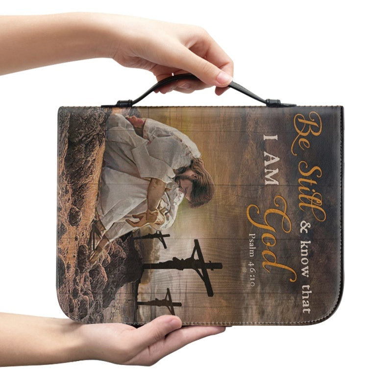 Personalized Lion & Savior Bible Cover