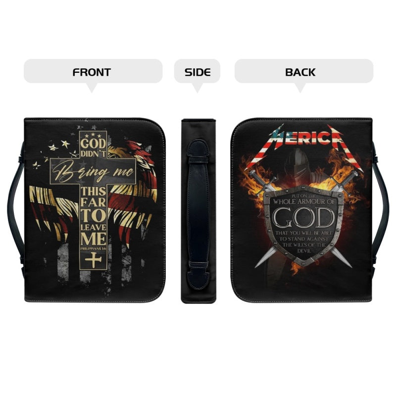 God Didn't Bring Me This Far Bible Cover