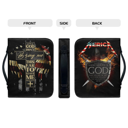 God Didn't Bring Me This Far Bible Cover