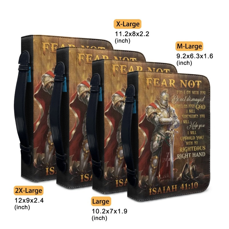 Personalized Fear Not Isaiah 41:10 Bible Cover