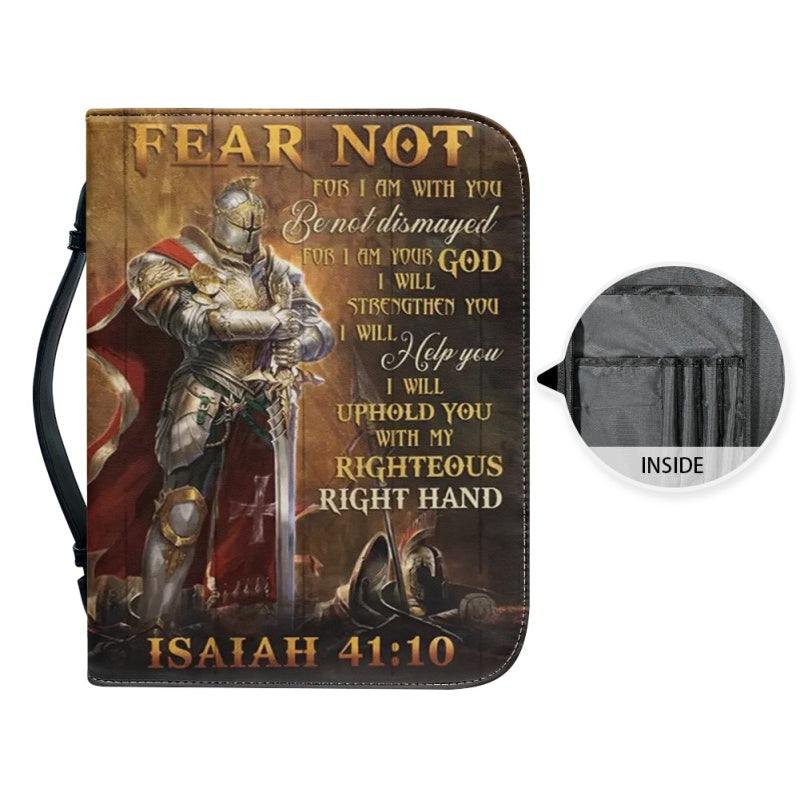 Personalized Fear Not Isaiah 41:10 Bible Cover
