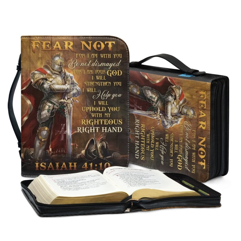 Personalized Fear Not Isaiah 41:10 Bible Cover