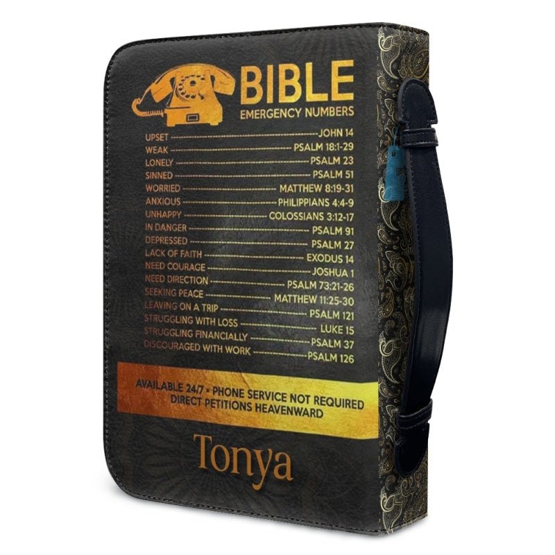 Personalized You Can't Break a Woman Bible Cover