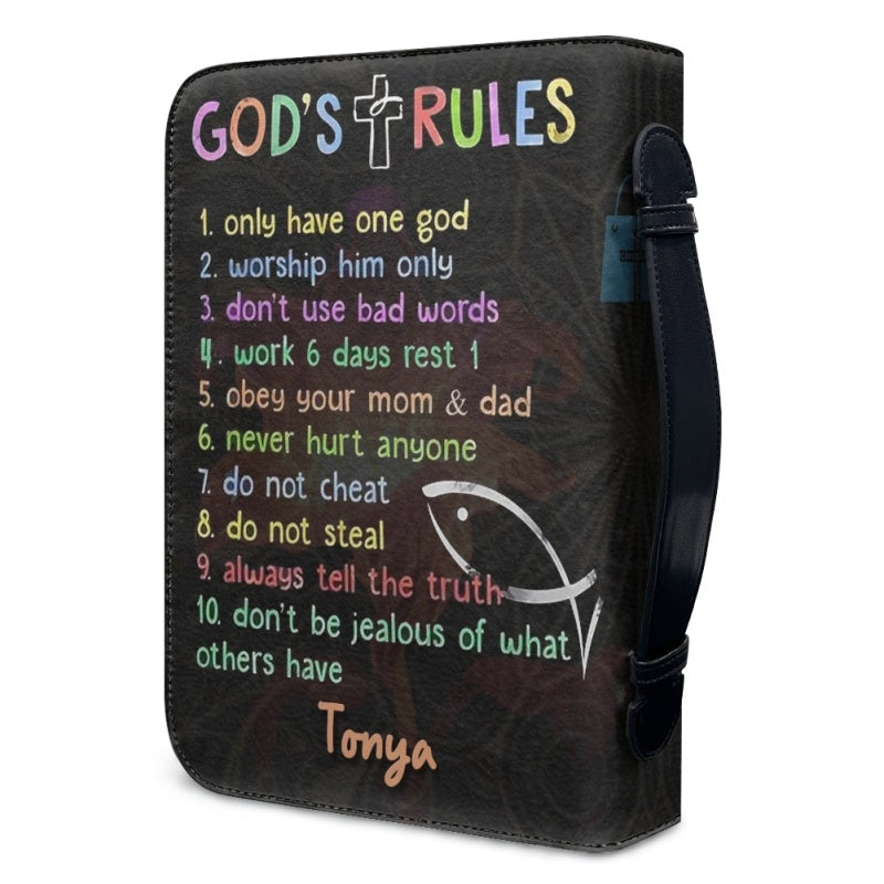 Personalized God Says You Are Bible Cover