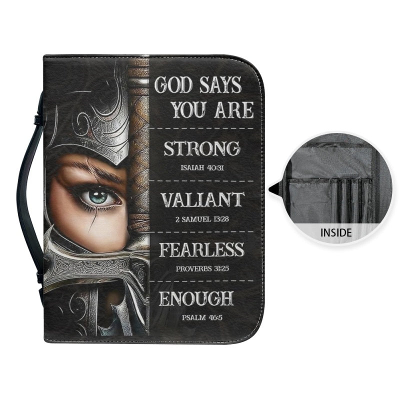 Personalized God Says You Are Bible Cover