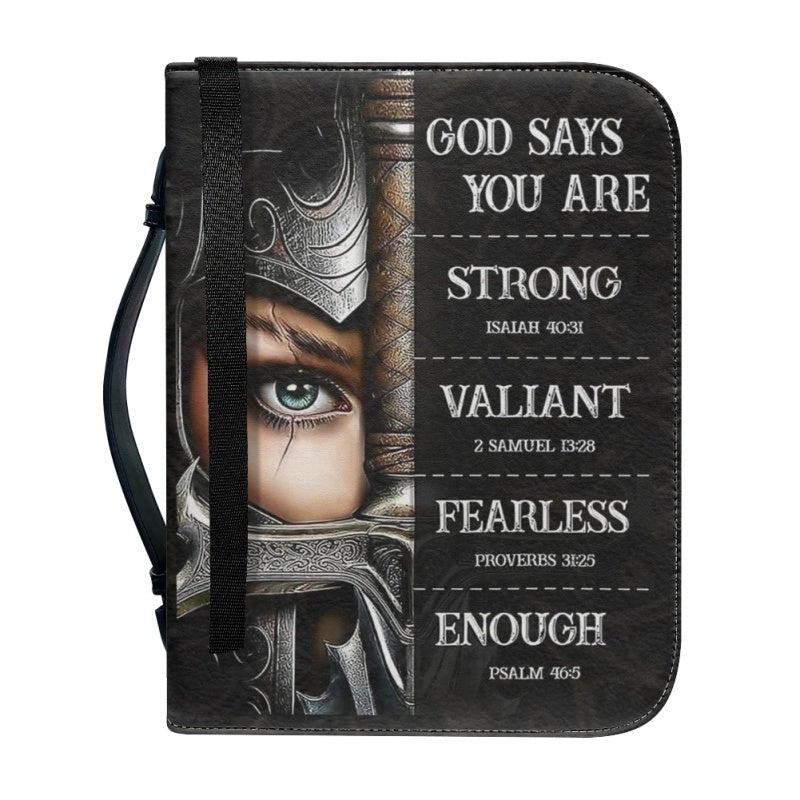 Personalized God Says You Are Bible Cover