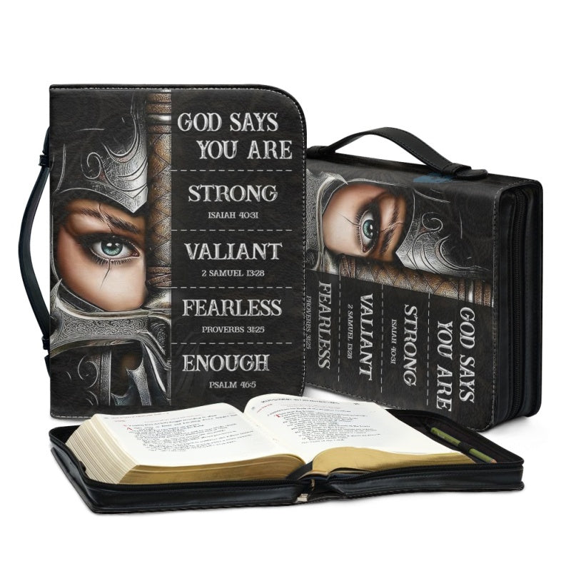 Personalized God Says You Are Bible Cover