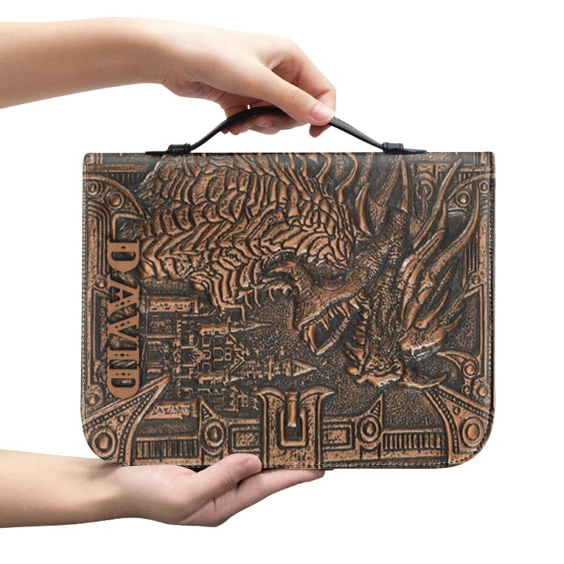 Personalized Dragon Scale Armor of God Bible Cover
