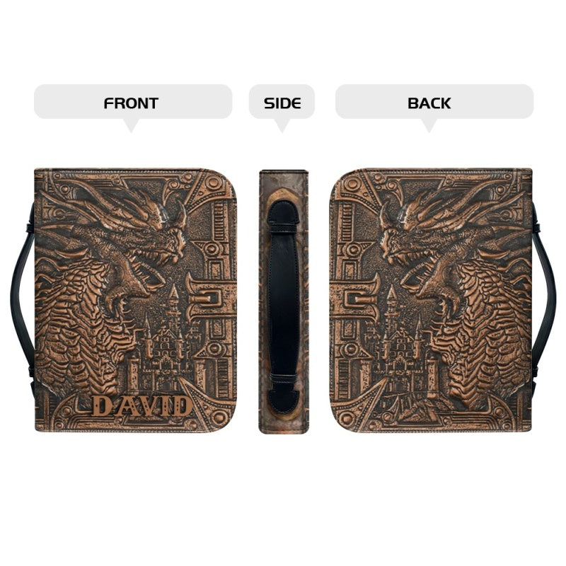 Personalized Dragon Scale Armor of God Bible Cover
