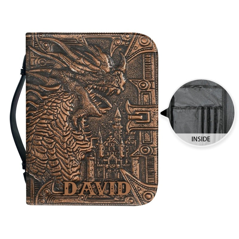 Personalized Dragon Scale Armor of God Bible Cover